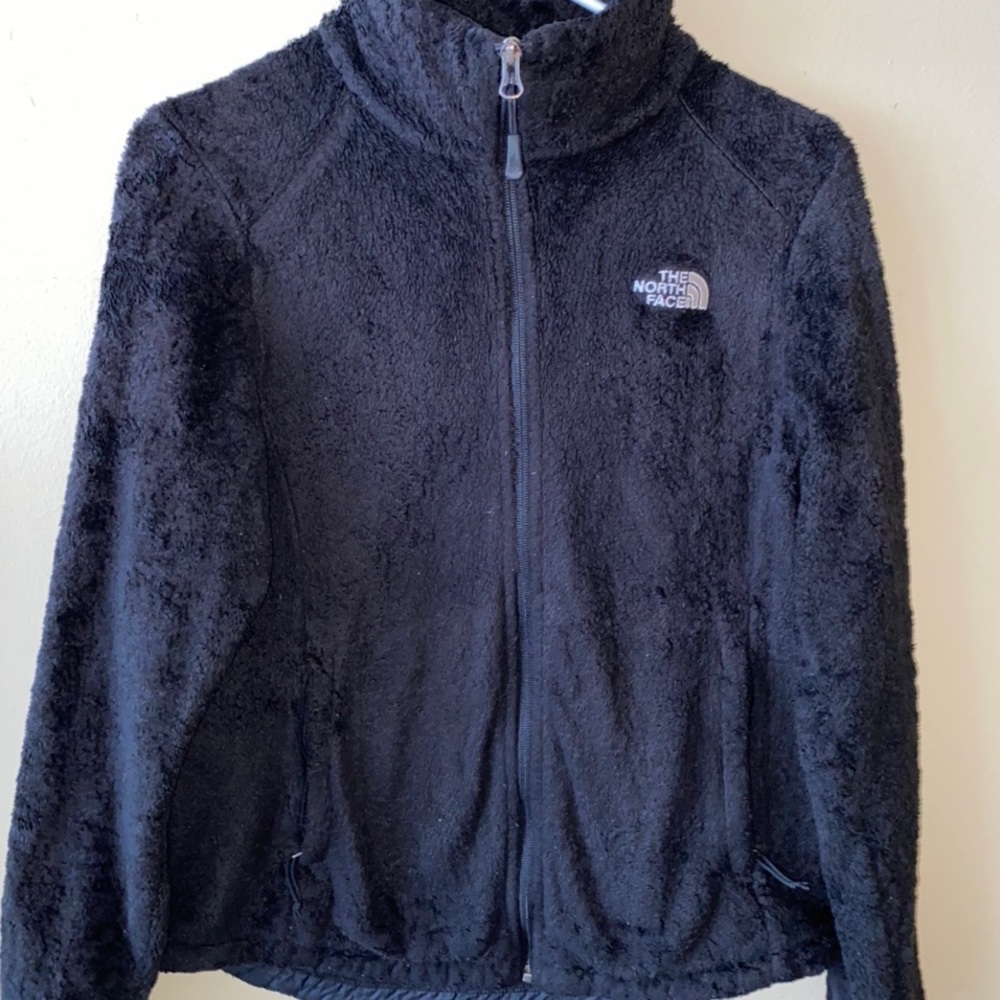 black north face osito fleece jacket